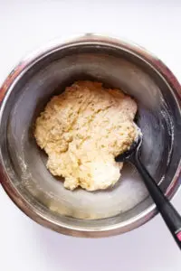 mix cheddar and bacon into your almond flour biscuits