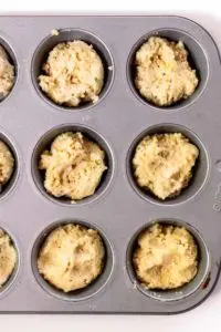 use a muffin tin pan for easy almond flour biscuits