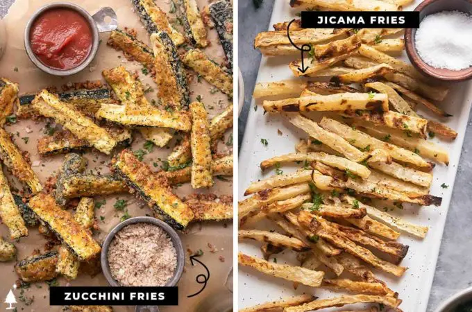 keto french fries substitute, fried green beans