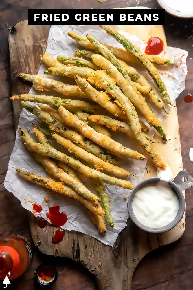 keto french fries substitute, fried green beans
