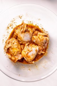 closer view of mediterranean chicken recipe