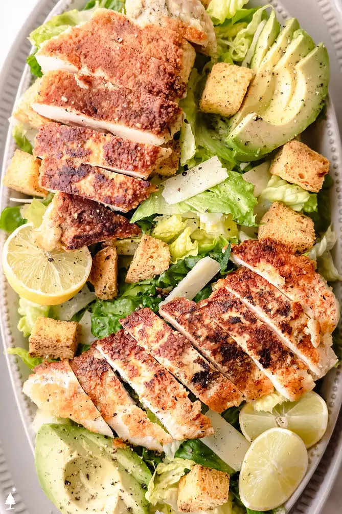 closer view of best low carb croutons