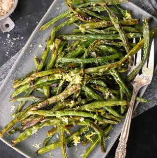 Easy Baked Low Carb Keto Green Beans
