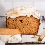 sliced keto pumpkin bread coconut flour