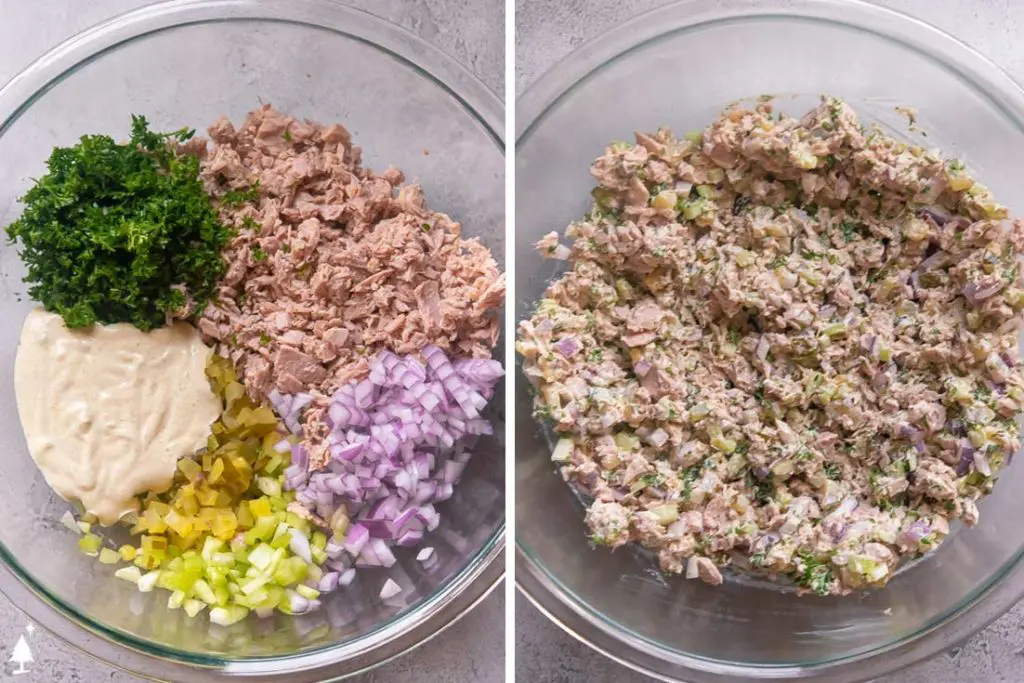 easy tuna salad makes for great high protein low carb snacks