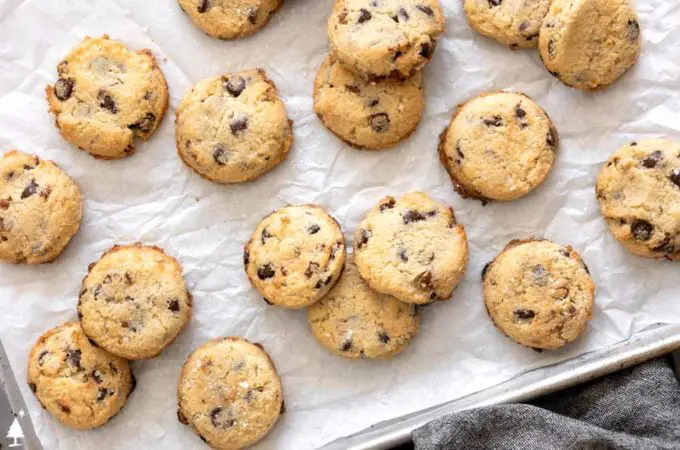 top view of keto cookies recipes