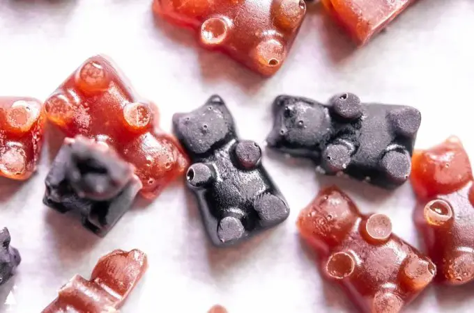 closer view of perfect keto gummy bears