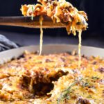 spoonful of cheesy low carb goulash