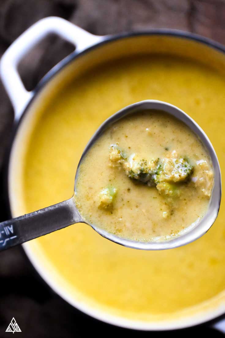 Low Carb Broccoli Cheese Soup— Even better than Panera!