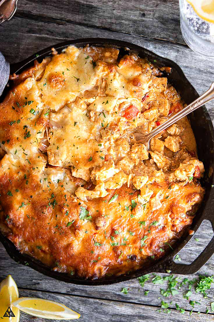 Low Carb Mexican Chicken Casserole — Extra Cheesy + Delicious!