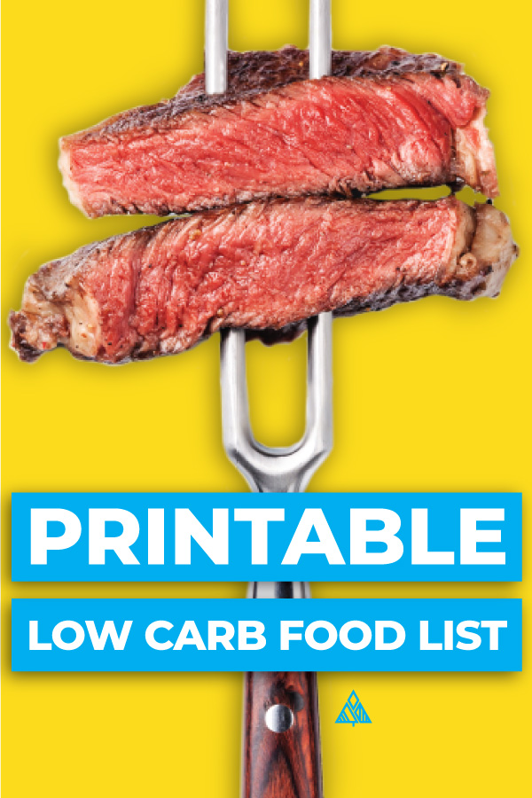 Free Printable Low Carb Food List | Pennington