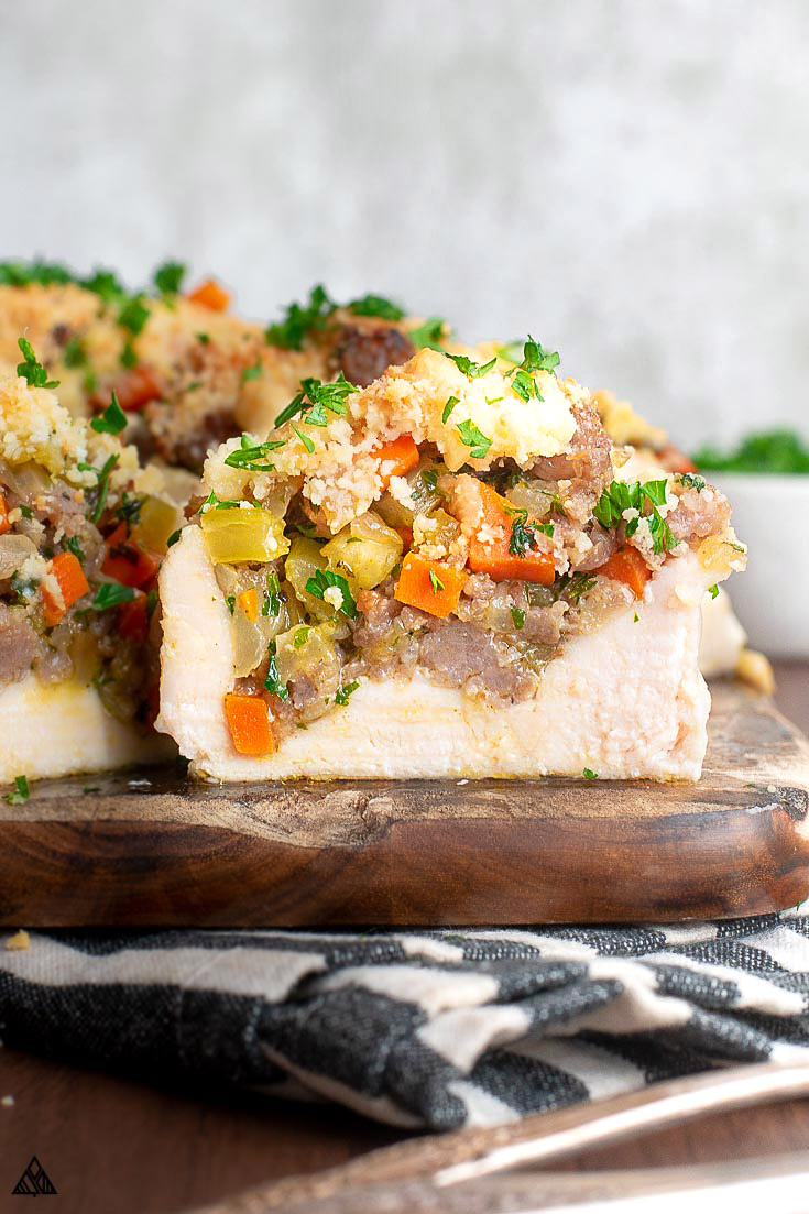 Stuffed Chicken Breast With Stuffing — Perfect Way to Use Your Leftovers!