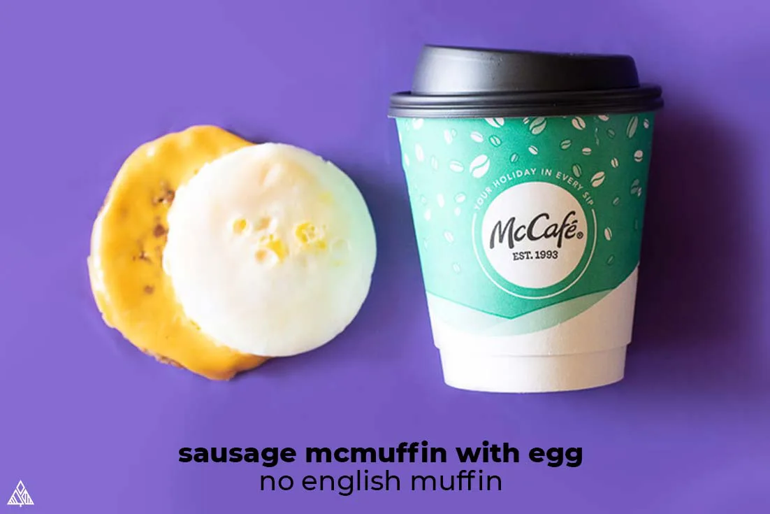 How to order low carb McDonalds breakfast, burgers, drinks and coffee — a great keto fast food option that's there for you in a pinch! #lowcarbmcdonalds #ketomcdonalds