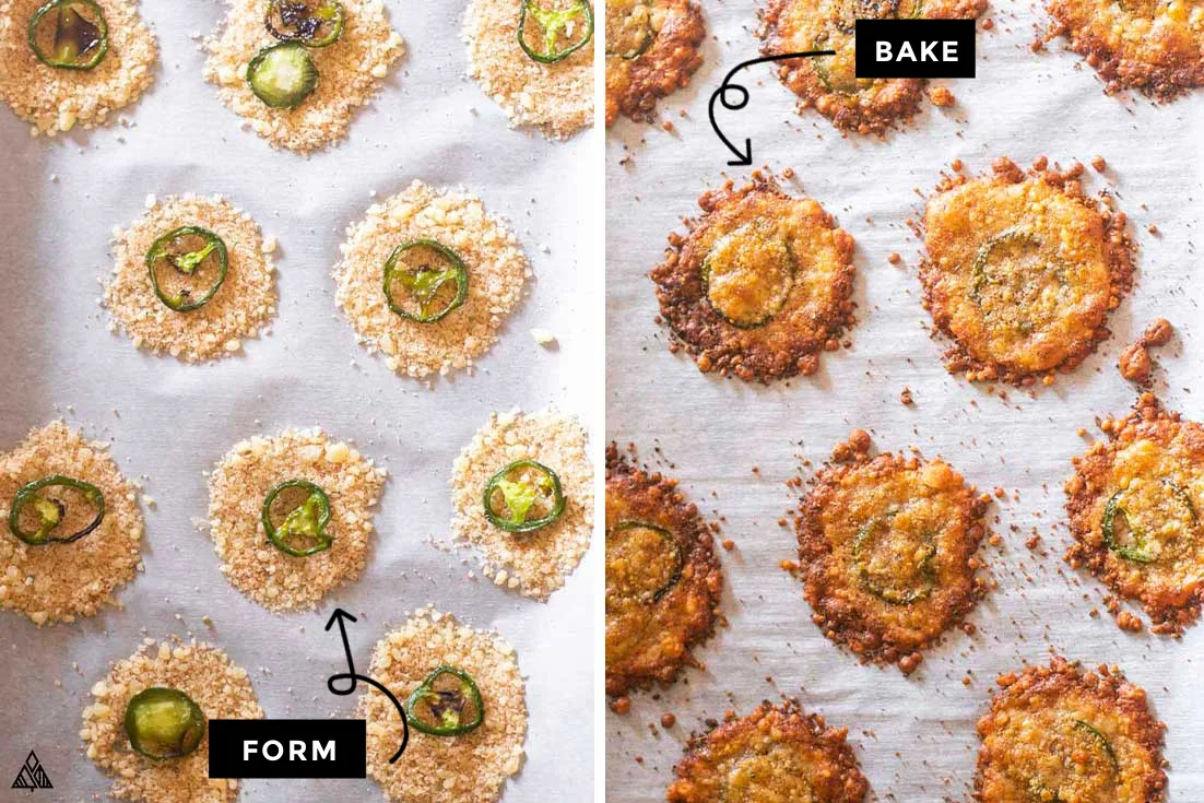 how to make jalapeno parmesan crisps