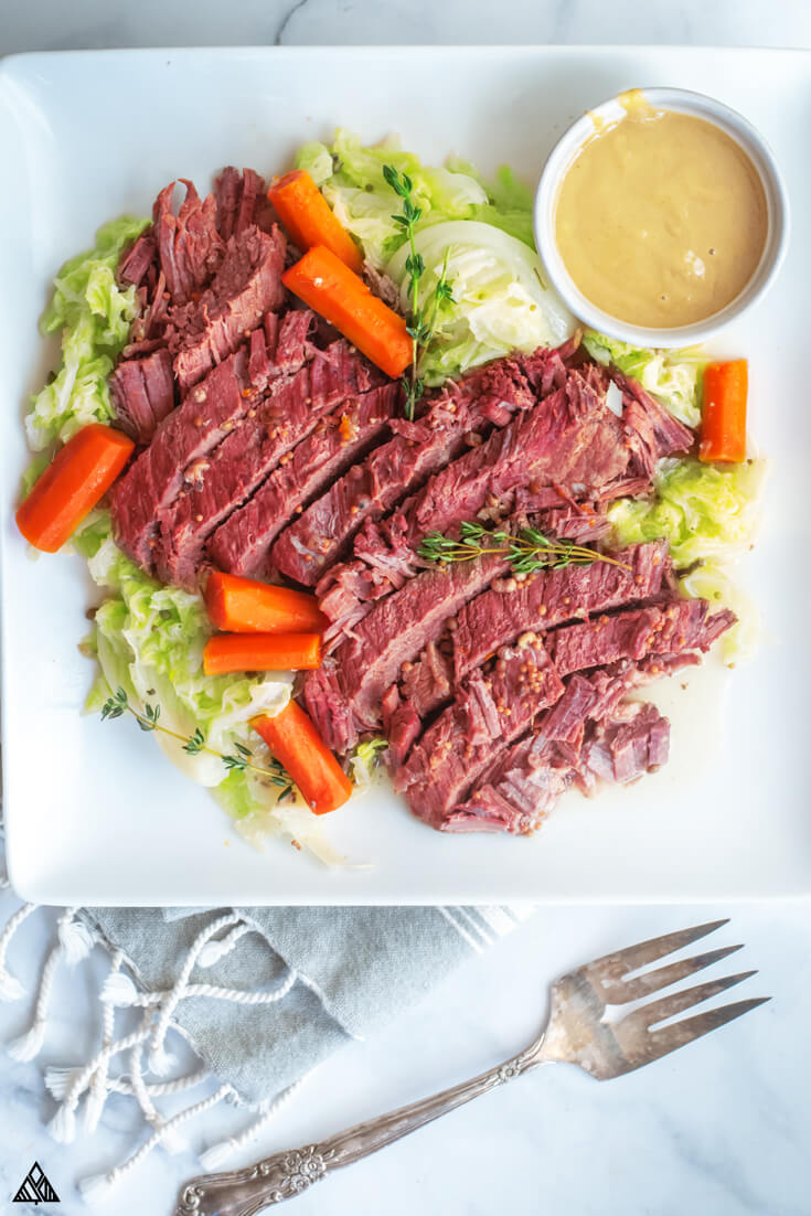 Instant Pot Corned Beef - Soo Tender + Ready in 2 Hrs!