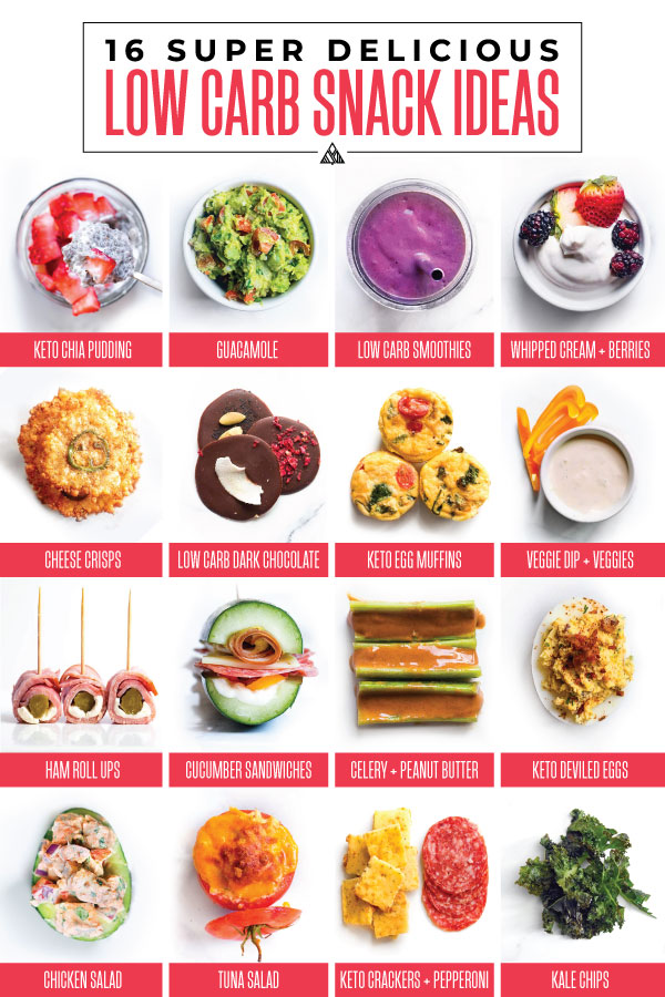 16 Amazing Low Carb Snack Ideas! Easy + SO Delicious