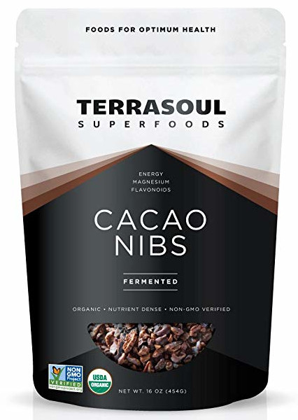 carb free snacks, terrasoul superfoods cacao nibs