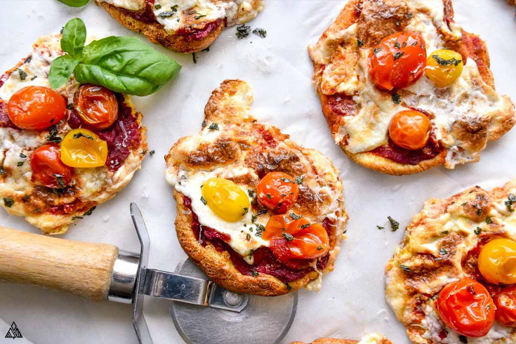 One of the best low carb pizza recipes is cloud bread pizza
