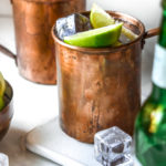 Keto moscow mule in a cup