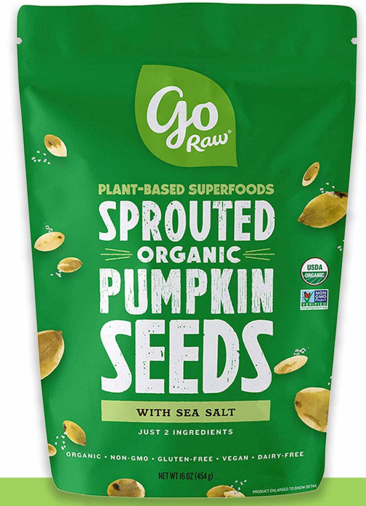 pumpkin seeds makes for great 
high protein low-carb snacks keto