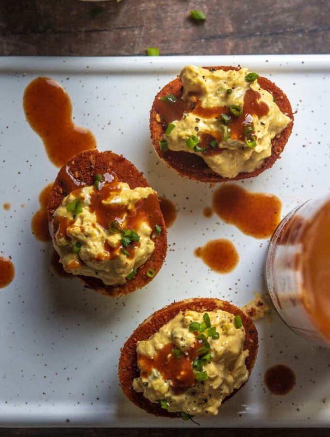 Spicy Deviled Eggs (15 Minutes!)