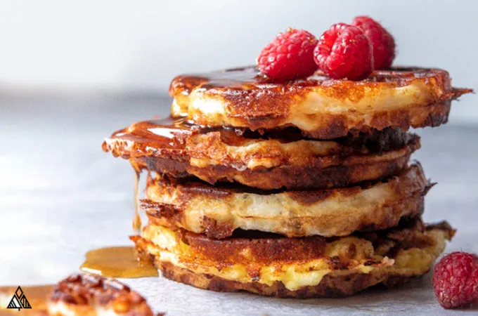 Closer look of chaffles