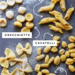 Almond Flour Pasta, How to form 5 different noodle shapes