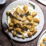 Low carb gnocchi in a plate