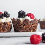Closer look of low carb granola cups