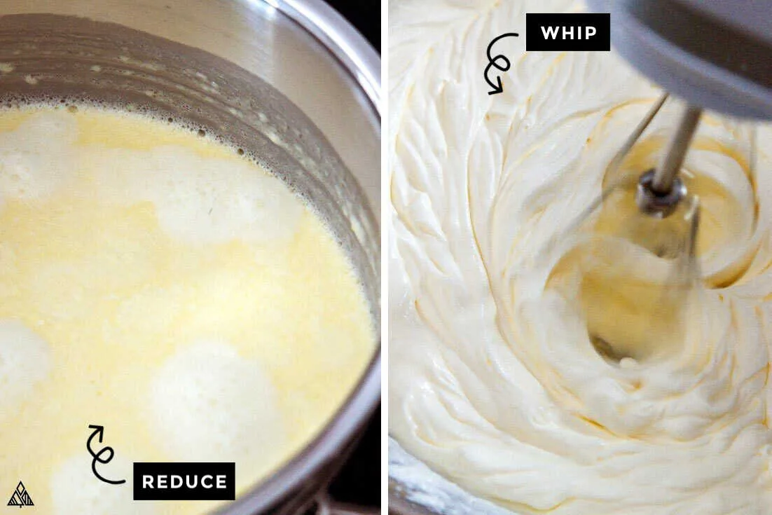 Process of making low carb vanilla ice cream