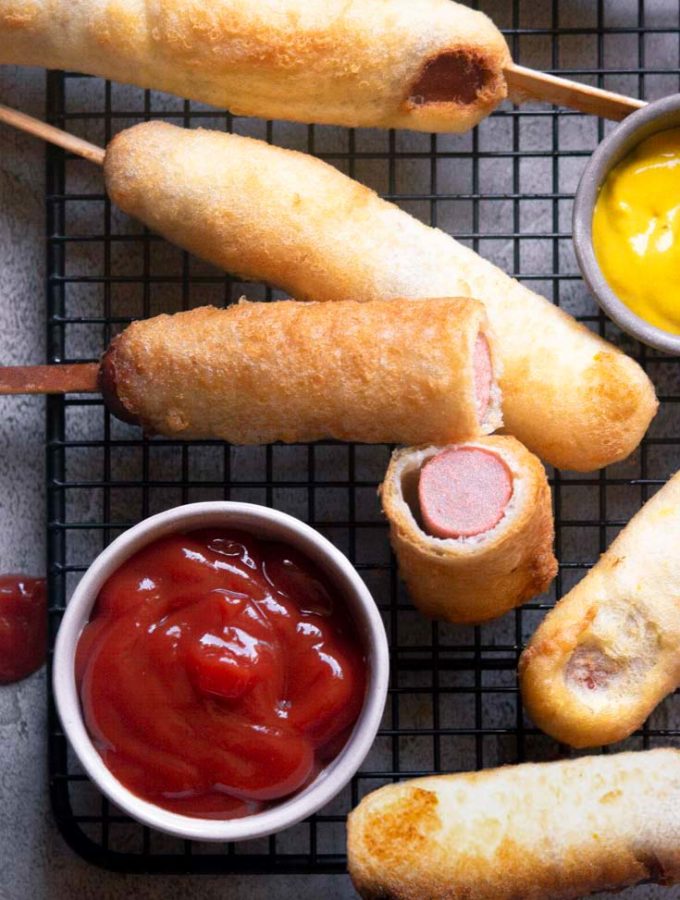 Low Carb Keto Corn Dogs (1g Net Carb!)