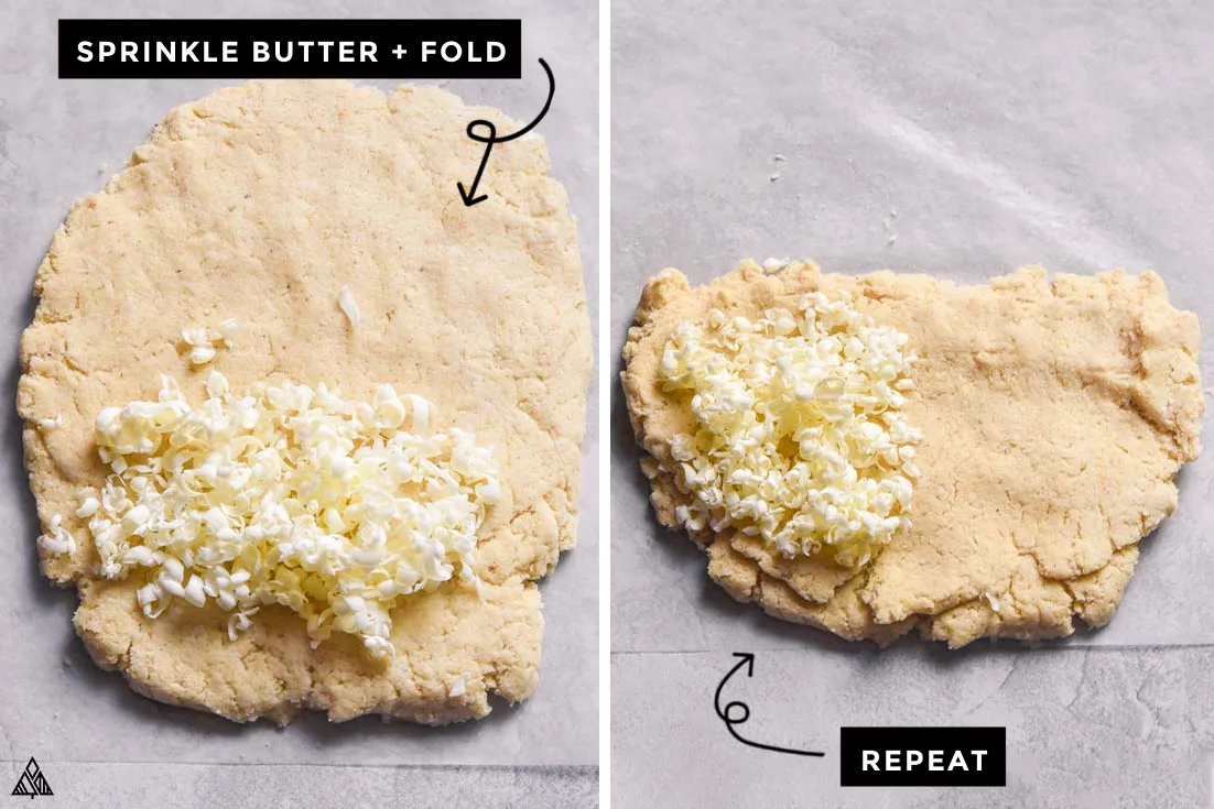 steps for how to make low carb biscuits
