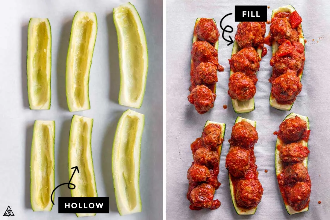 how to make zucchini meatball subs