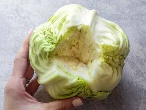 how to core a cabbage for keto cabbage rolls