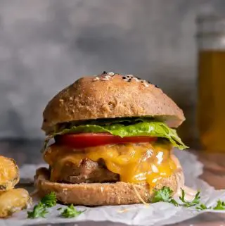 keto hamburger buns on a baking sheet