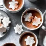 top view of keto hot chocolate recipe
