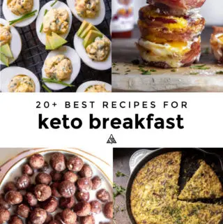 This list of low carb breakfasts brings a whopping 55 healthy, diet friendly options to liven up your mornings! #lowcarbbreakfast #ketobreakfast