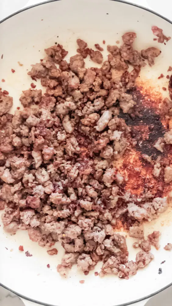top view of eggplant lasagna healthy ingredients
