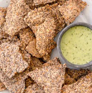 How to Make Flaxseed Crackers (Easy Keto Crackers)