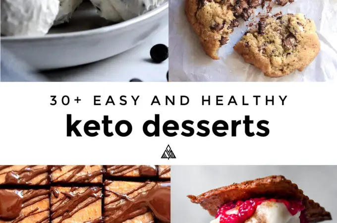 45 Low Carb Desserts bring flavor and indulgence without the carbs to keep the festivities going all holiday long! #lowcarbdesserts #ketodesserts