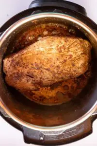 sear the pork roast in the instant pot
