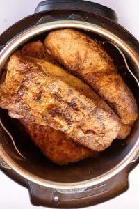 nestle the pork roast instant pot