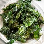 top view of best kale chips recipe
