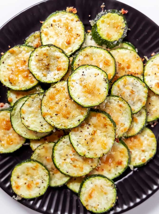 Oven Roasted Zucchini with Parmesan