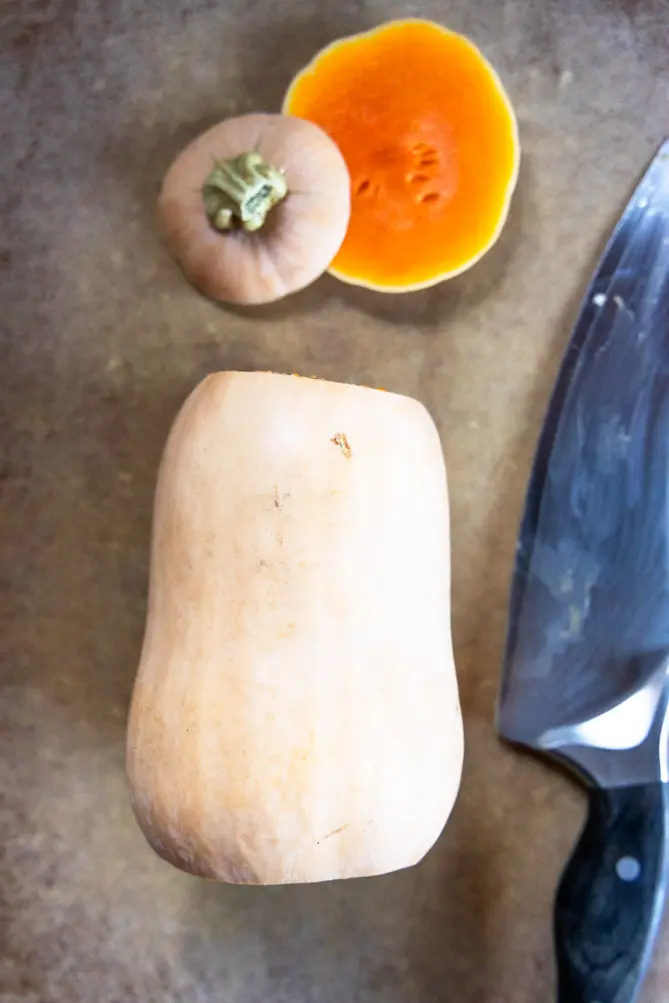 top view of mashed butternut squash healthy