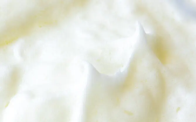 this is how the egg whites should look for a soufflé omelette
