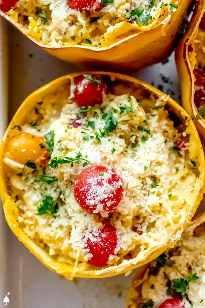 Boursin Baked Spaghetti Squash