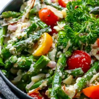 spring salad recipes with asparagus and tomatoes