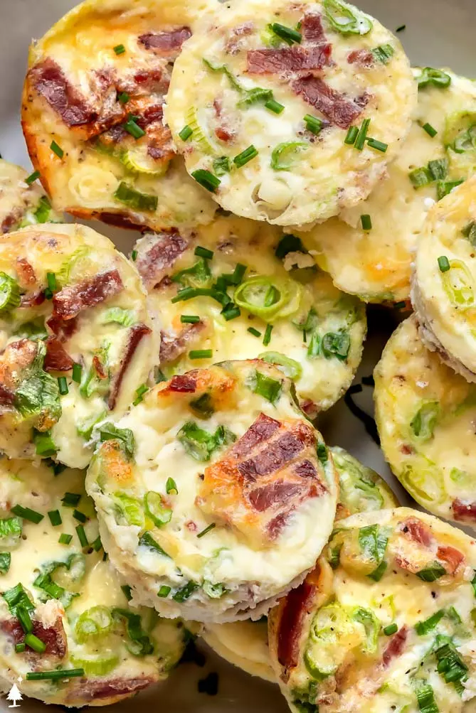 Egg White Muffins Perfect Healthy Breakfast Meal Prep! - Little Pine